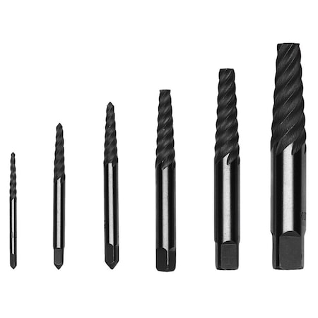 6 Pc Screw  Extractor Set